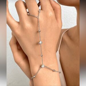 Heart Hand Chain Bracelet Q915